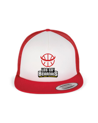 KP911 - CASQUETTE Trucker Classique - Red/White - COB