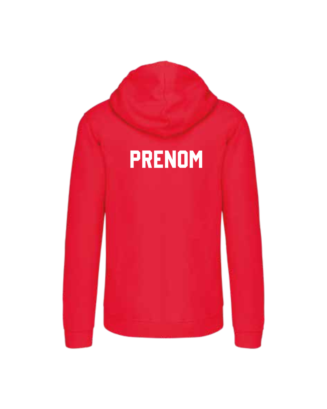 K486 - SWEAT-SHIRT zippé - Capuche Bi-color - COB – Image 2